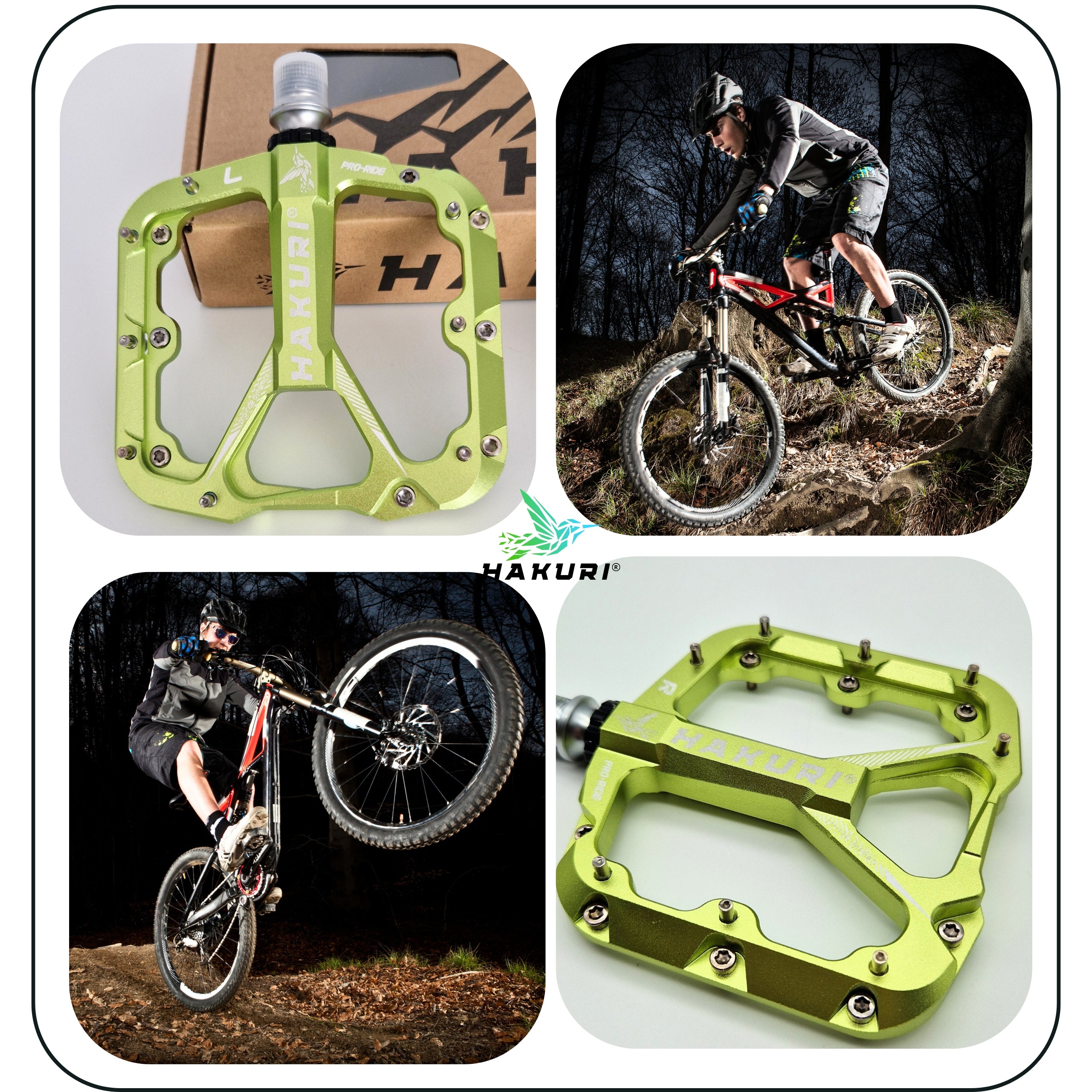 PLATFORM BICYCLE PEDALS Aluminum 3 MTB SEALED Machine Bearings Equipment group other