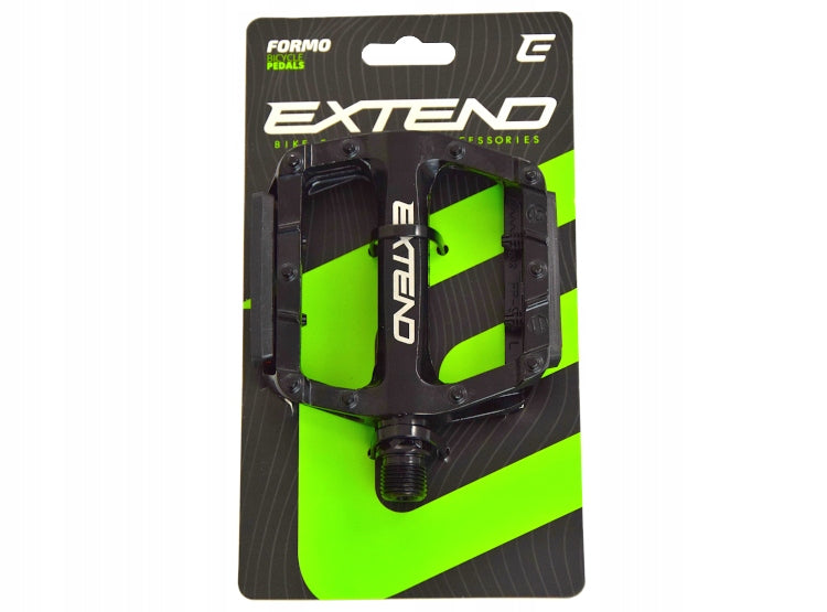 PLATFORM BIKE PEDALS EXTEND BLACK ALUMINUM 9/16 MTB TREKKING PINS Dedicated for other
