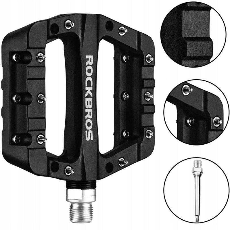 PLATFORM BIKE PEDALS FOR MTB NYLON BIKE UNIVERSAL + 3 PINS Manufacturer code 5907765679975