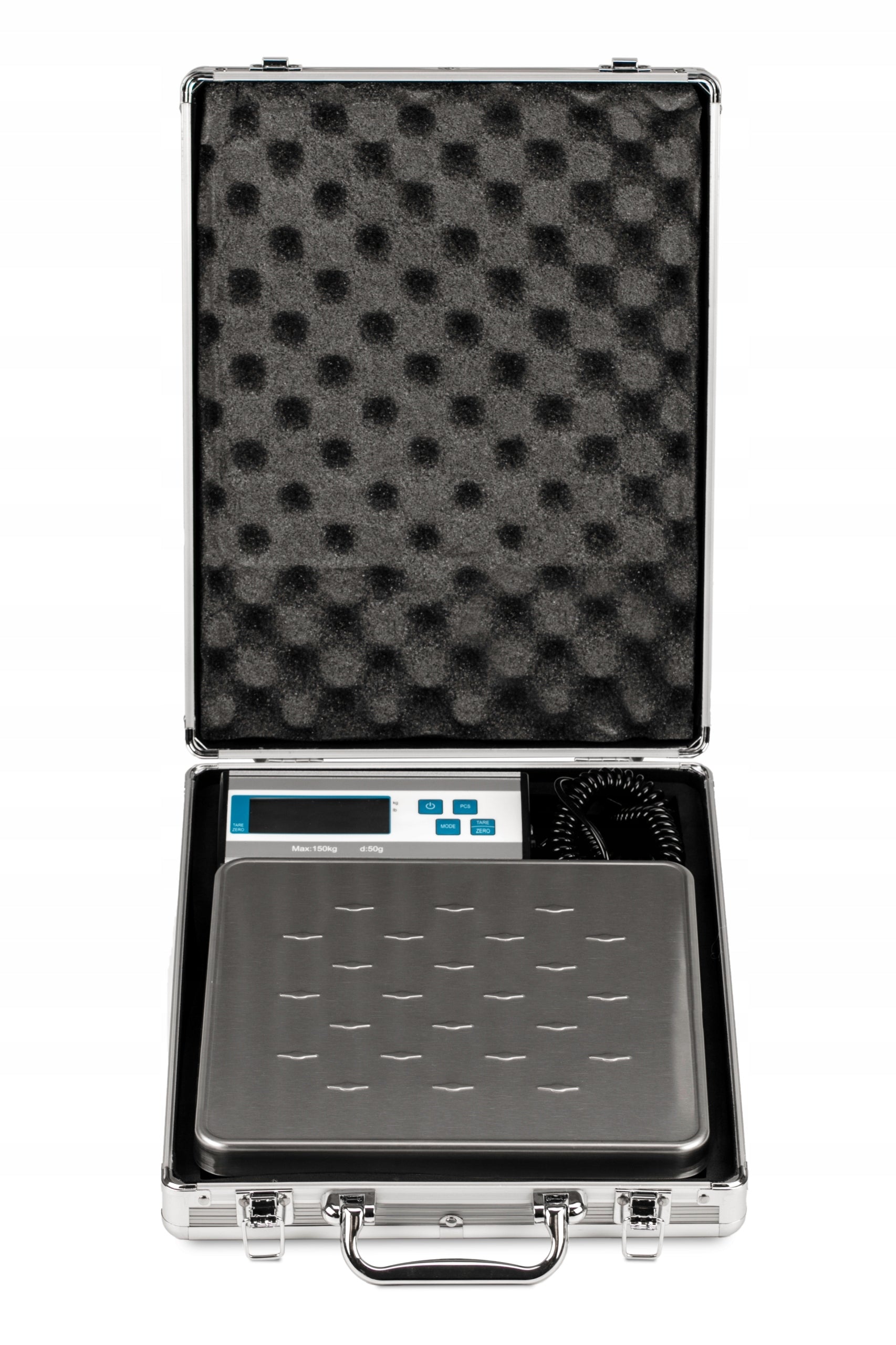 PLATFORM SCALE FOR PACKAGES 150kg ELECTRONIC STORAGE CASE EAN (GTIN) 5905123591730