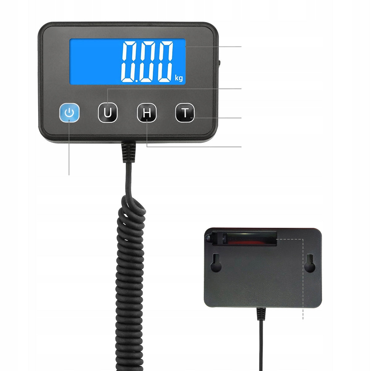 PLATFORM SCALE FOR PACKAGES 200kg ELECTRONIC STORAGE CASE Brand no brand