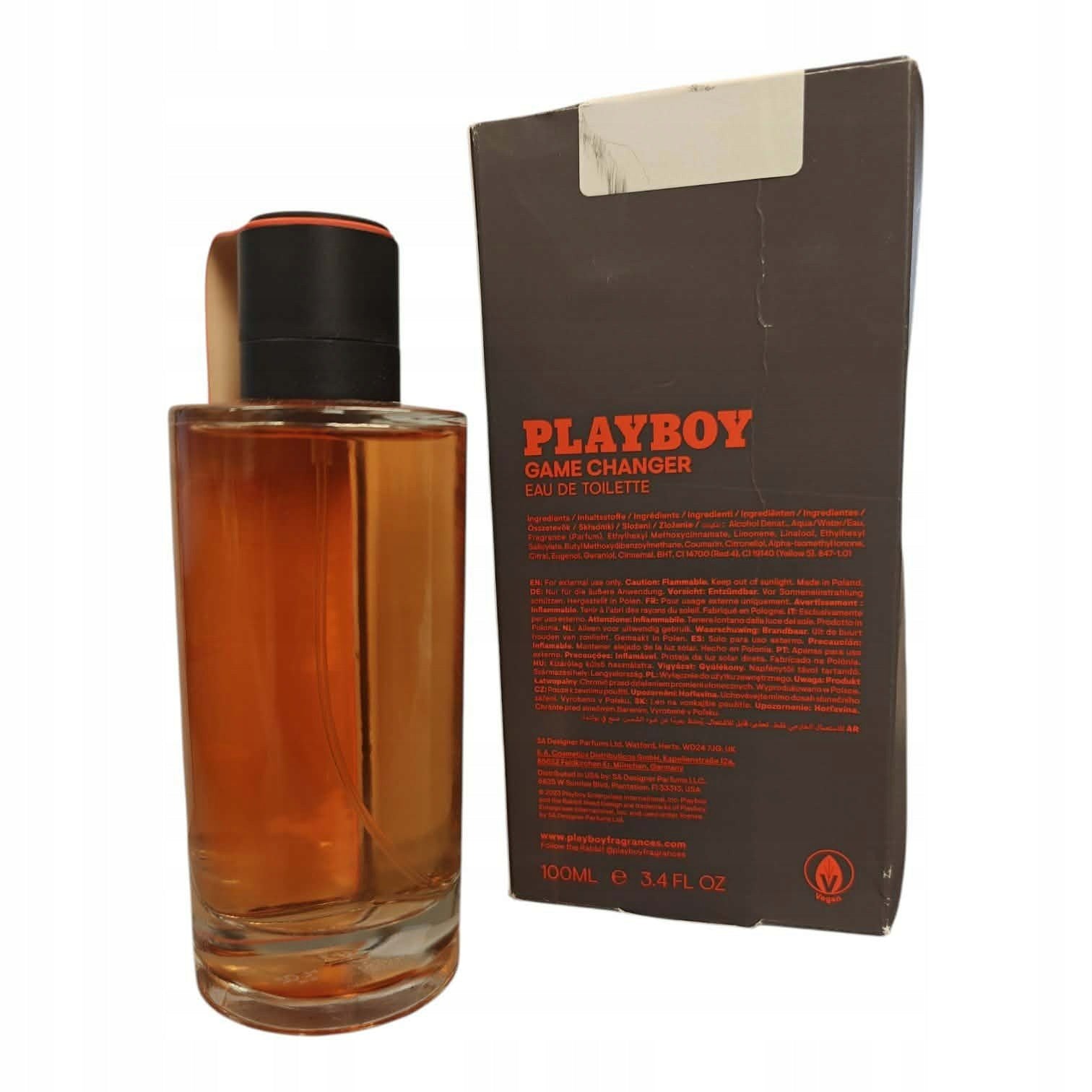 PLAYBOY GAME CHANGER EDT 100ML EAU DE TOILETTE MALE ORIGINAL Brand Playboy
