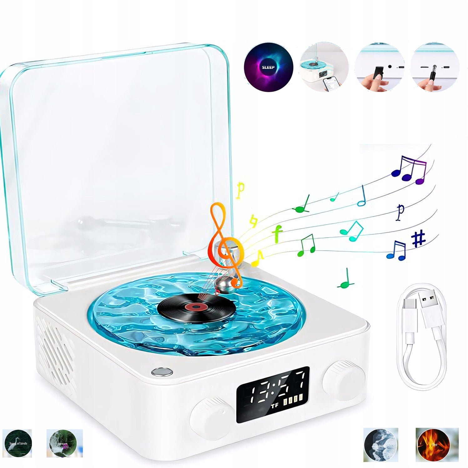 PLAYER PORTABLE CD SPEAKER PLAYING DISC WITH BLUETOOTH ALBUM Brand no brand