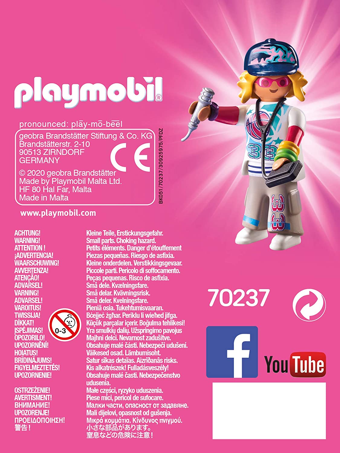 70237 PLAYMOBIL® Playmo-Friends Rapper 