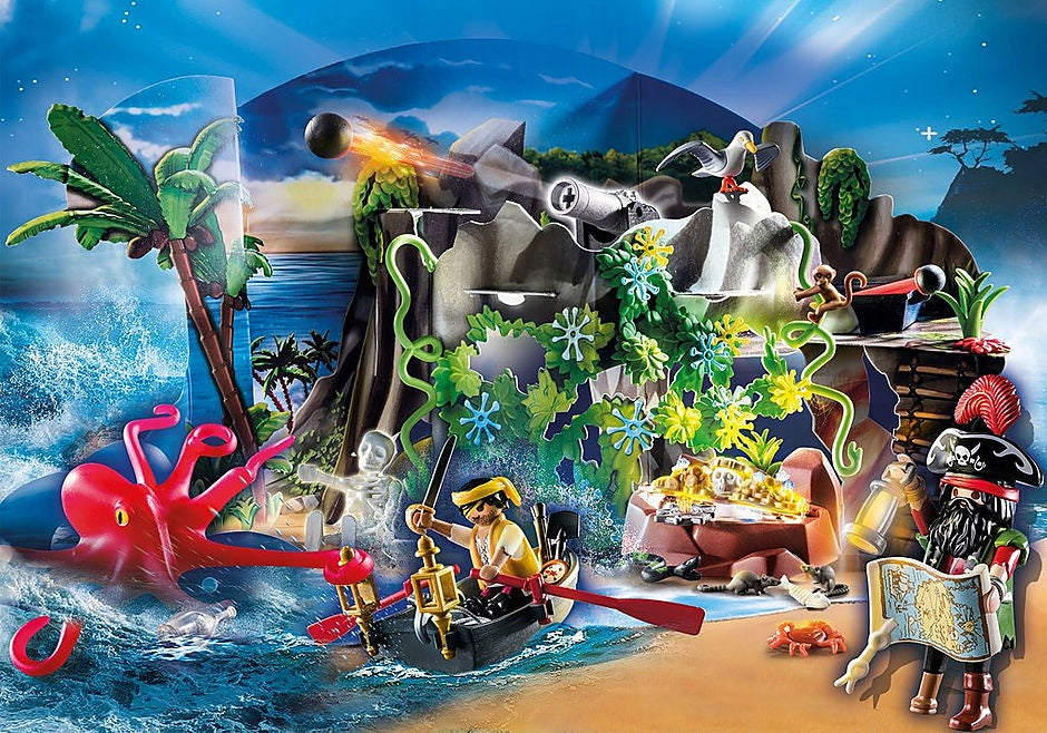 70322 PLAYMOBIL® Advento kalendorius Piratai