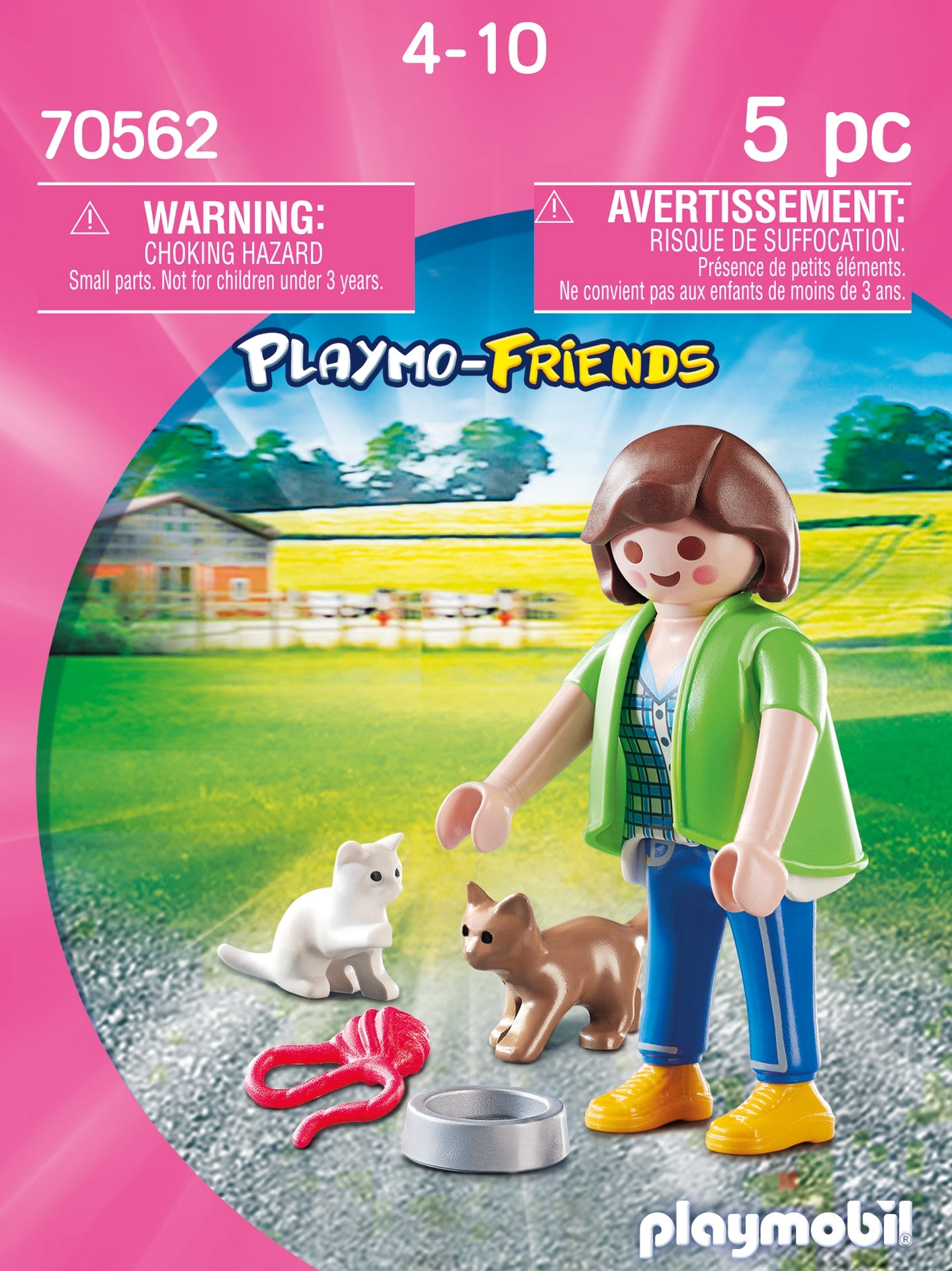 70562 PLAYMOBIL® Playmo-Friends Mädchen mit Kätzchen 
