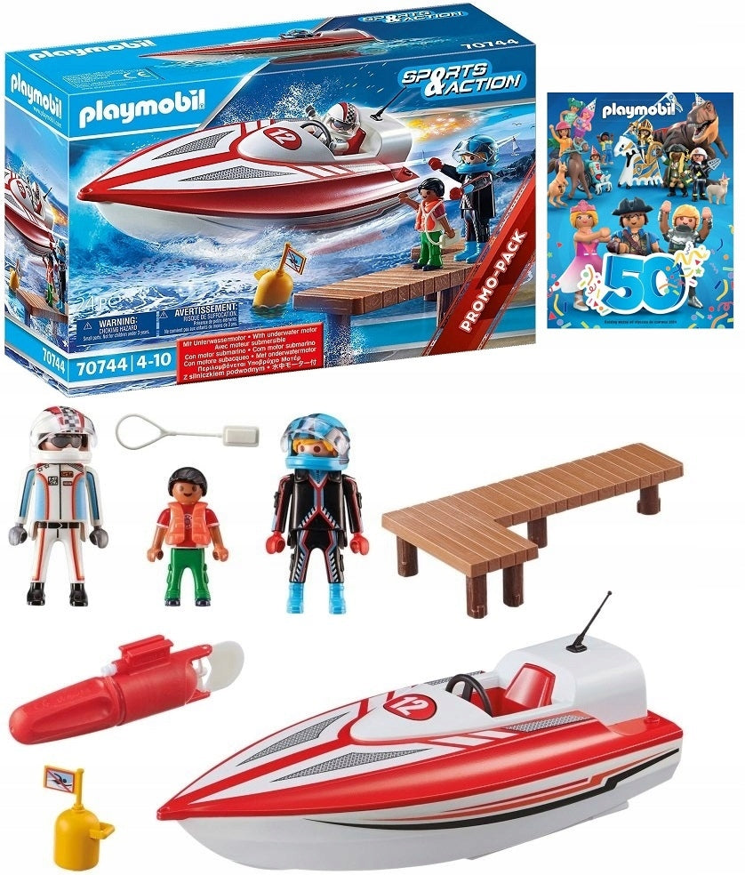 Boot Playmobil Playmobil Schnellboot 70744, 24 d. 