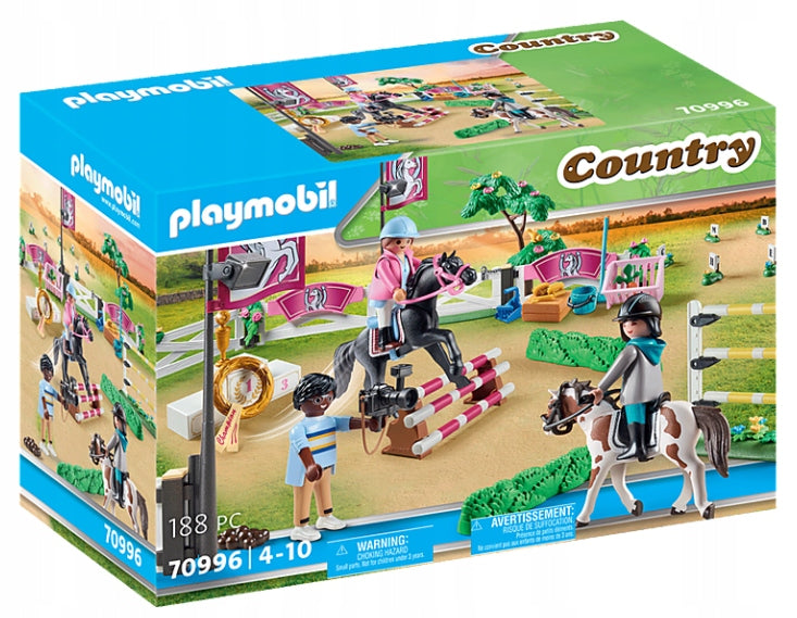 70996 PLAYMOBIL® Country, Hindernisparcours mit Pferden 