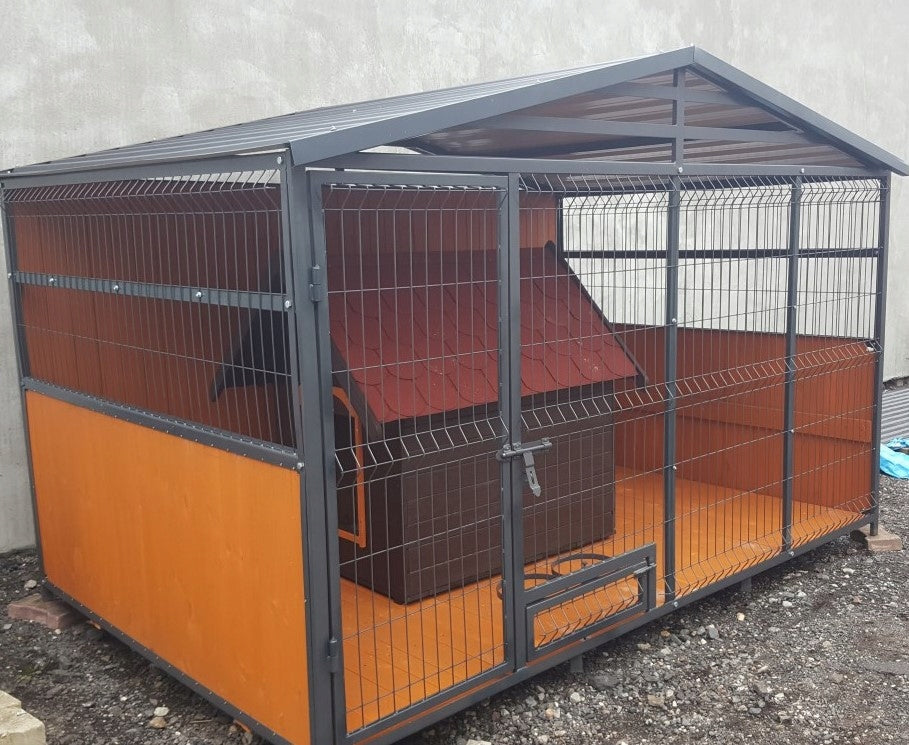 PLAYPEN BOXING DOG FARM Cage K-21 BUDA Assembly TRANSPORT 3x2 Length 302 cm