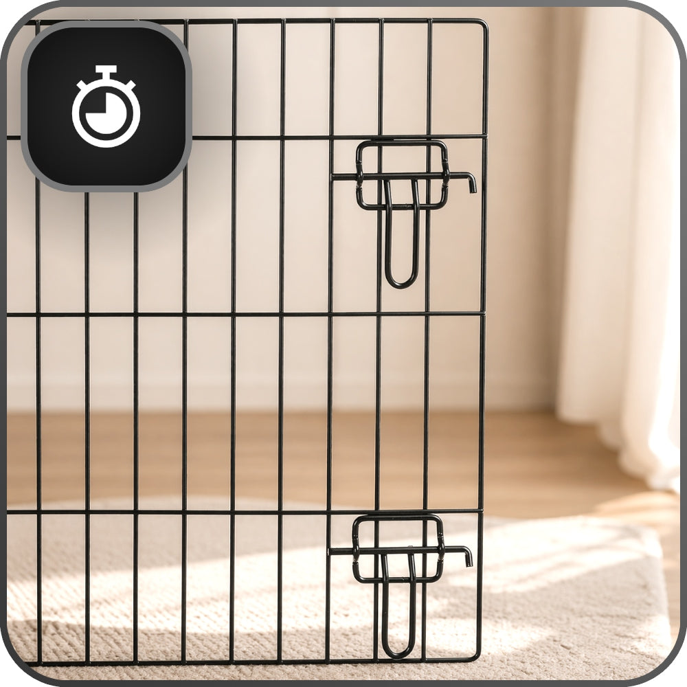 PLAYPEN CAGE DOG TRANSPORTER LARGE 107x71x77,5cm METAL FOLDING XL Kind cage