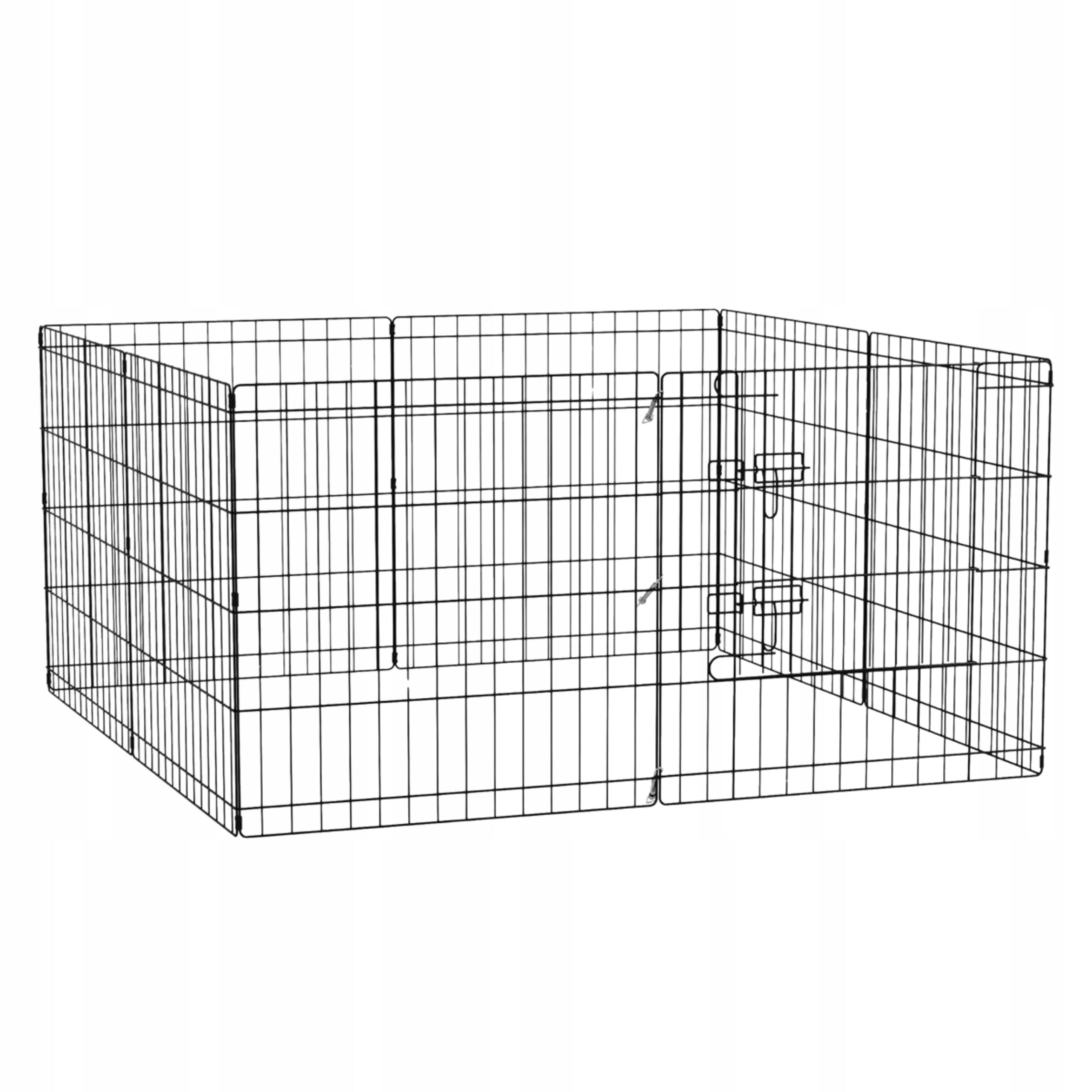 PLAYPEN CAGE MODULAR CAT ENCLOSURE RABBIT ANIMALS 6 PANELS 60CM Kind cage