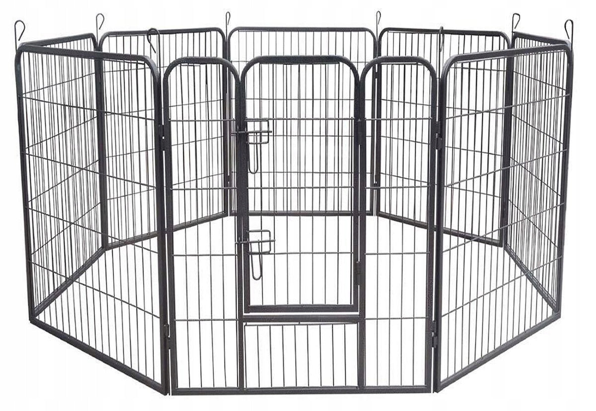 PLAYPEN CATWALK FARM for Dog Puppies 8 panels 80x100cm 22kg STRONG Manufacturer code Kojec metalowy składany