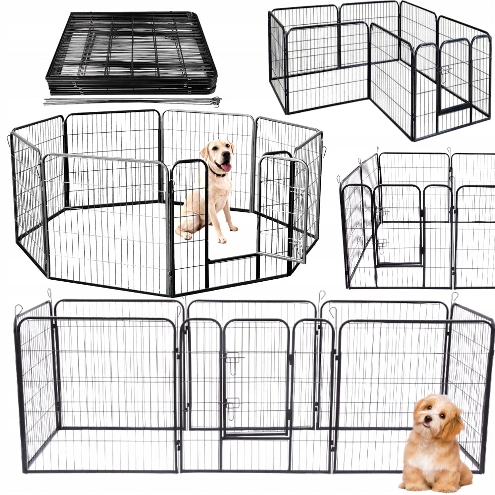 PLAYPEN CATWALK FARM for Dog Puppies 8 panels 80x100cm 22kg STRONG