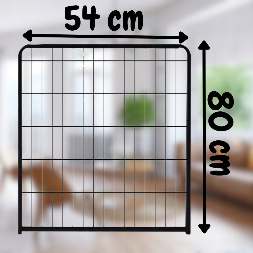 PLAYPEN DOG CAGE METAL RABBIT CATWALK MODULAR CORRAL 4 PANELS 80cm Brand no brand