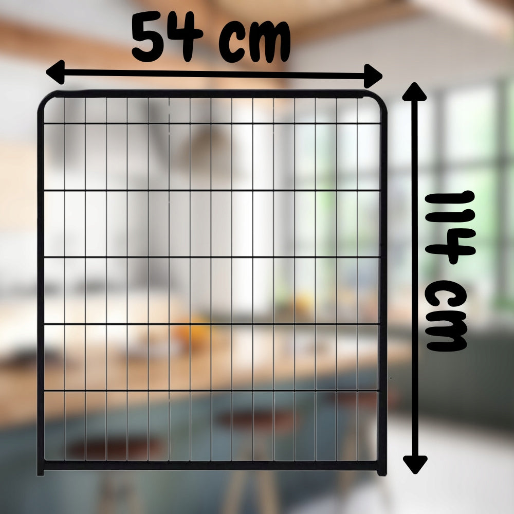 PLAYPEN DOG CAGE METAL RABBIT CATWALK MODULAR FARMHOUSE 6 PANELS 114cm Manufacturer code KOJEC KLATKA DLA PSA Z METALU 6 PANELI 114cm