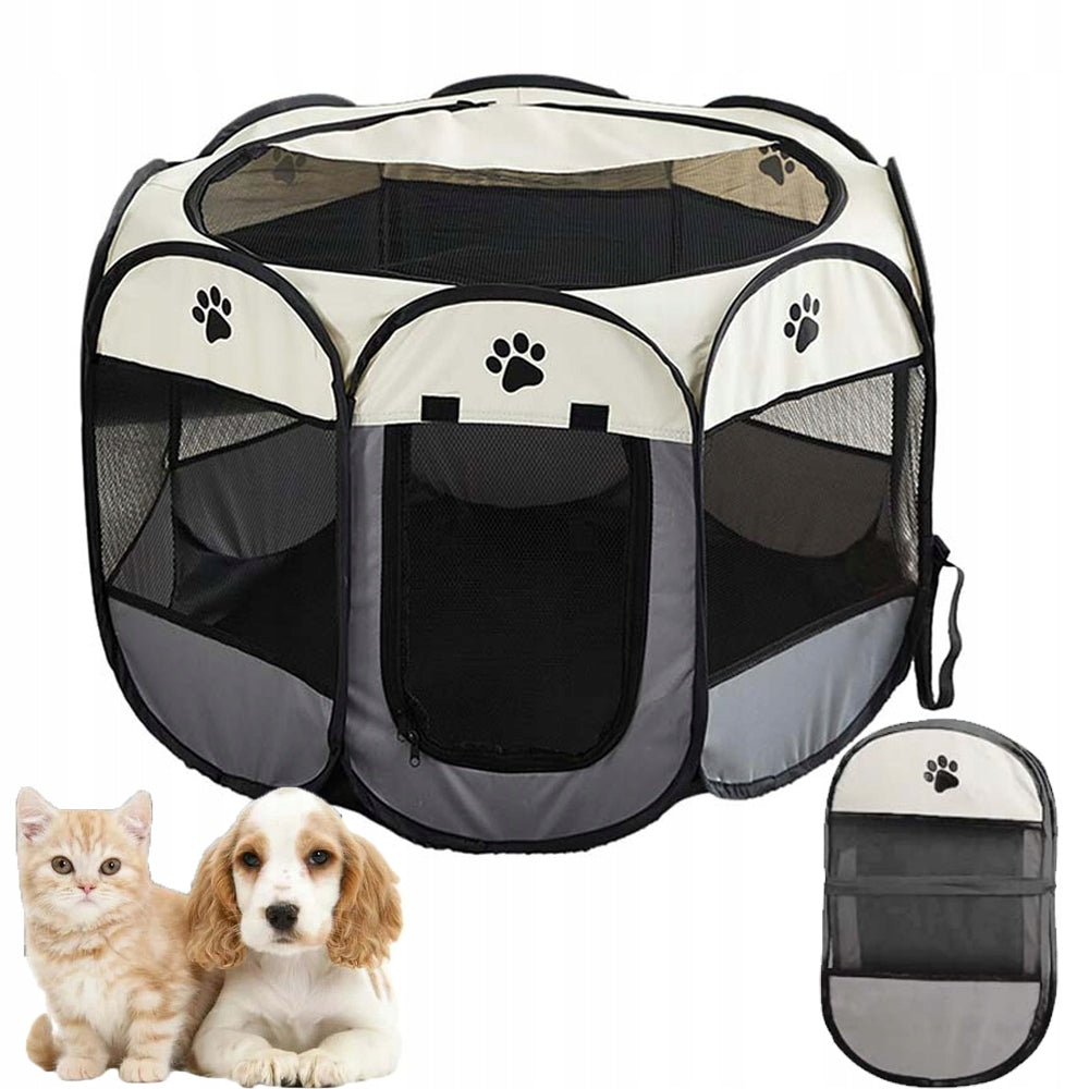PLAYPEN FARM KENNEL CAGE FOR DOG CAT ANIMALS MATERIAL FOLDING