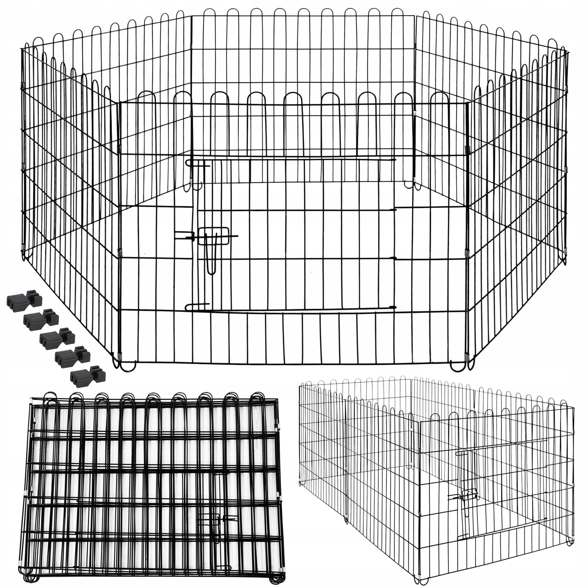 PLAYPEN FOR DOG CAT PUPPIES METAL CATWALK 165x85 GOAL Kind cage