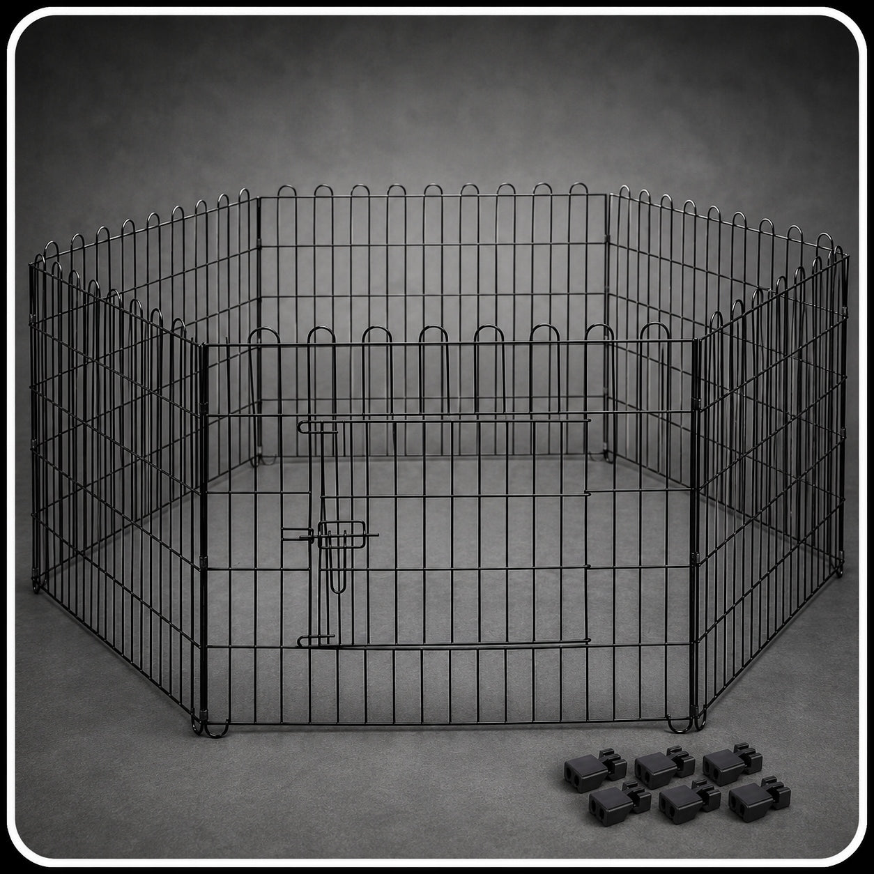 PLAYPEN FOR DOG CAT PUPPIES METAL CATWALK 165x85 GOAL Length 165 cm