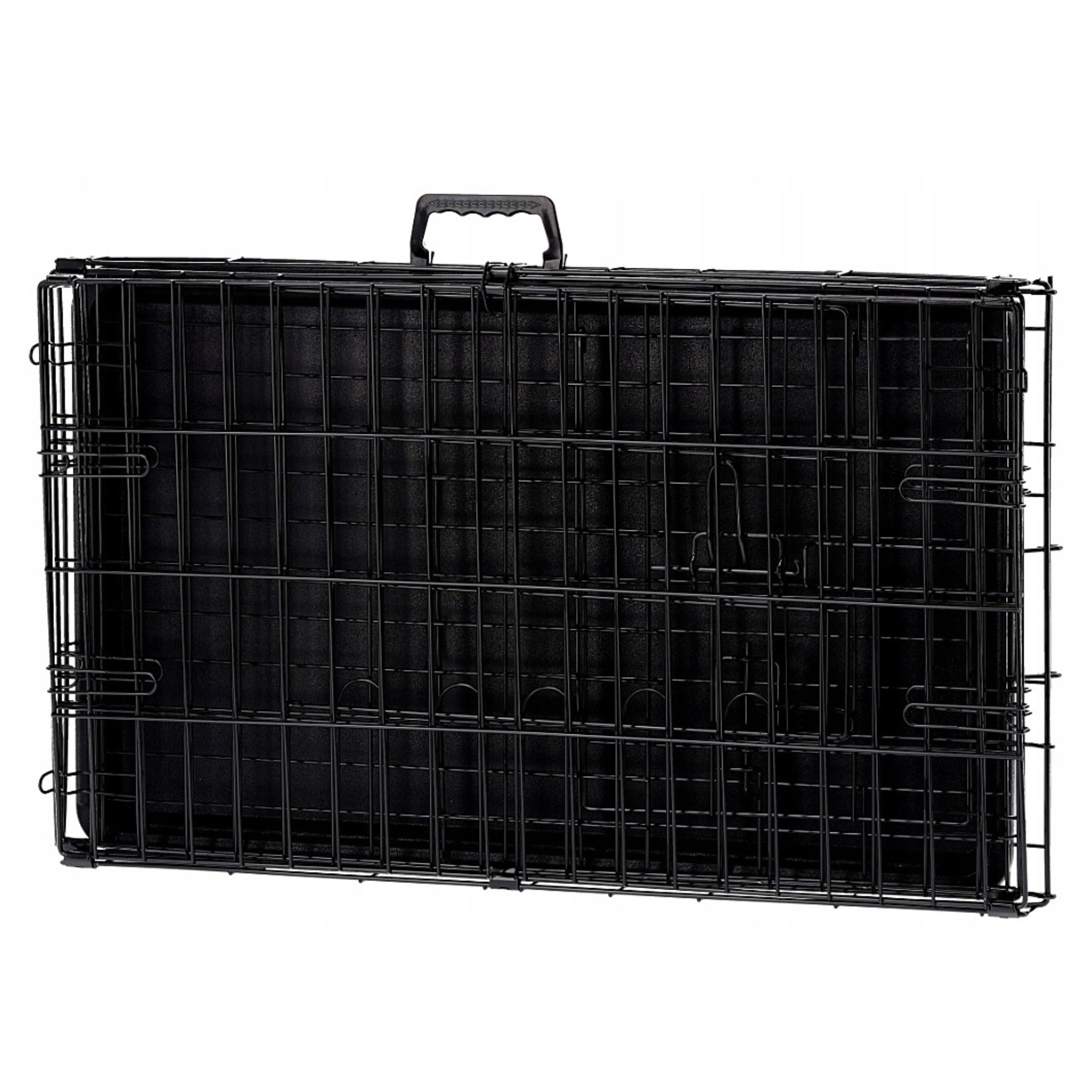 PLAYPEN KENNEL CAGE TRANSPORTER CAT ENCLOSURE FOR DOG ANIMALS BLACK 120CM Kind cage
