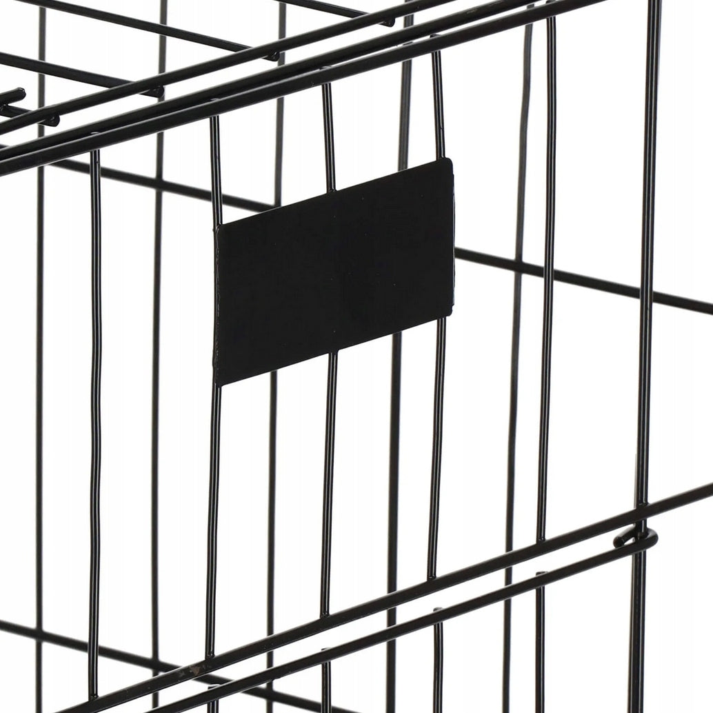 PLAYPEN KENNEL CAGE TRANSPORTER CAT ENCLOSURE FOR DOG ANIMALS BLACK 83CM Kind cage