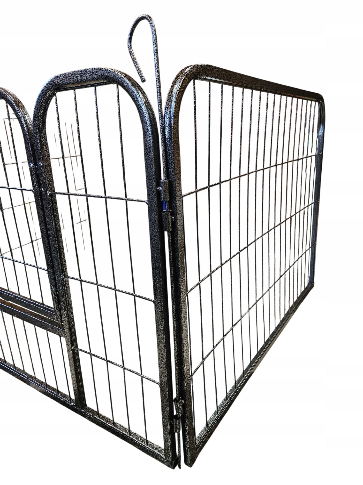 PLAYPEN METAL CAGE RABBIT ANIMAL DOG ENCLOSURE 8 PANELS 80X80 CM Length 640 cm