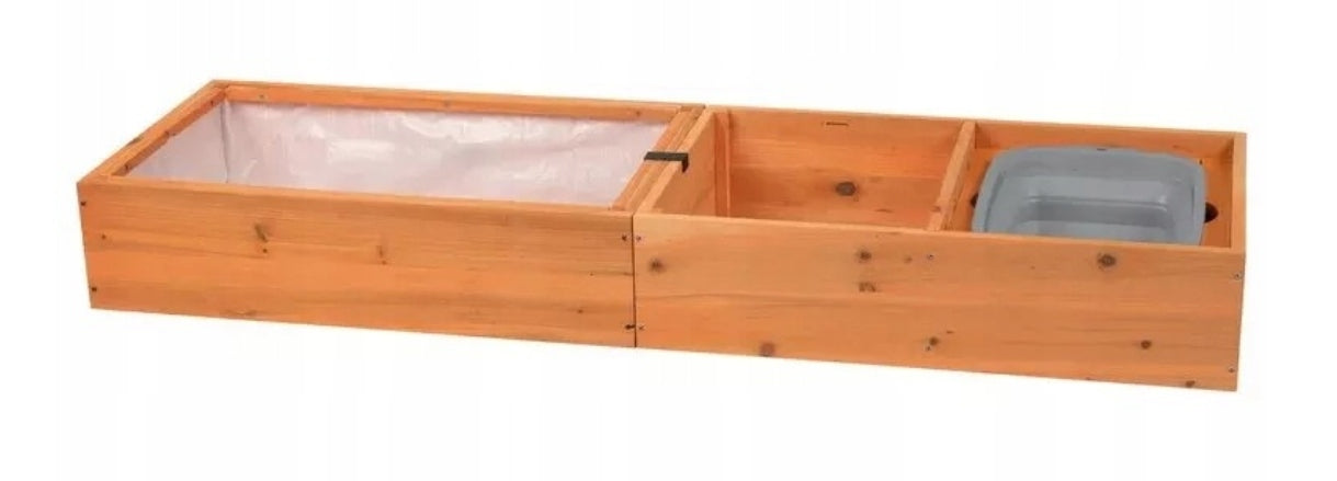 PLAYTIVE WOODEN BALCONY SANDBOX + WATER RESERVOIR 12+ Manufacturer code 439720_2304