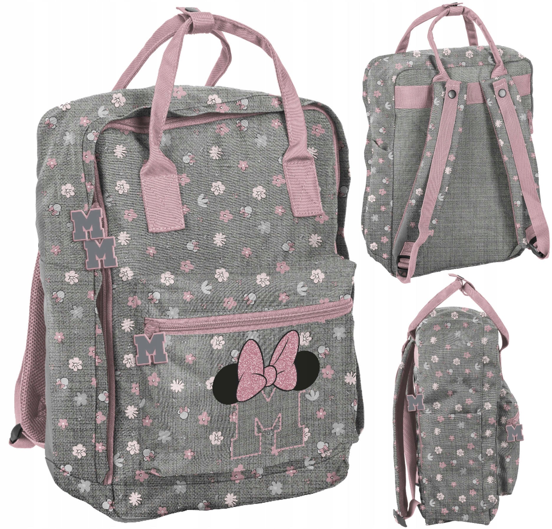 Handtasche - Rucksack Paso Grey Mouse Minnie, DIST-020 