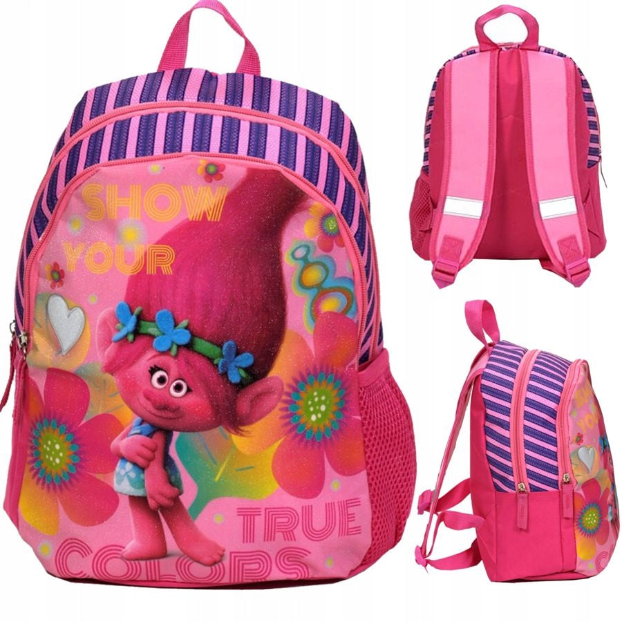 Vorschulrucksack Trolls rosa 