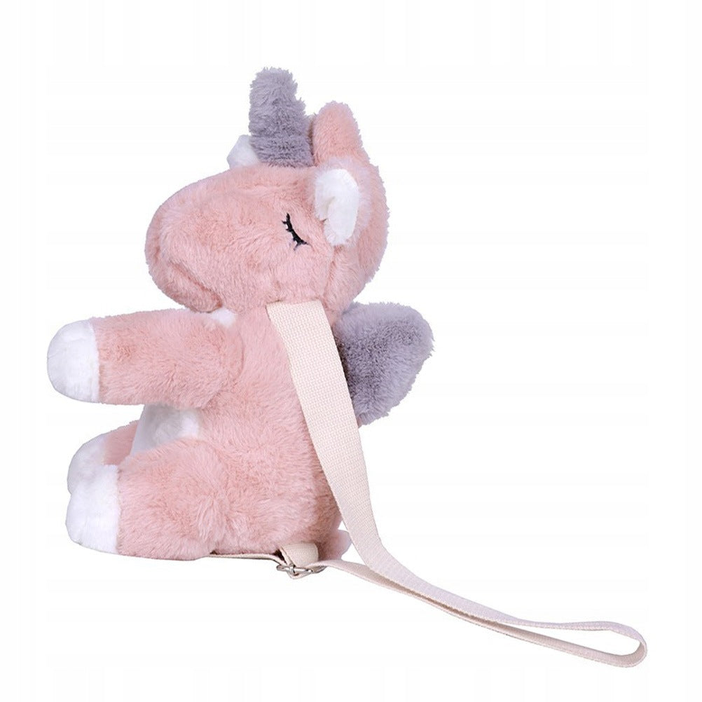 PLECAK PLUSZOWY DLA DZIECI JEDNOROŻEC BAJKOWY 1 SZTUKA Kind shoulder