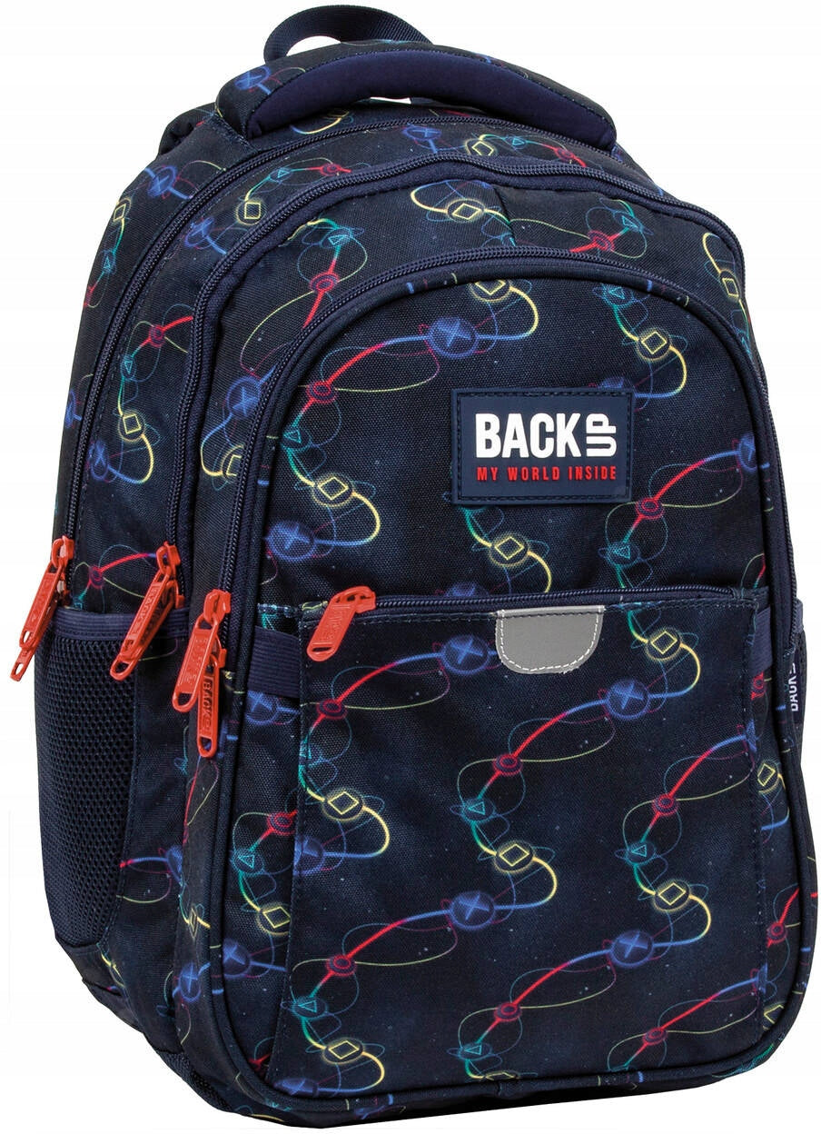 Schulrucksack BackUP Konsole, 24 L, blau 