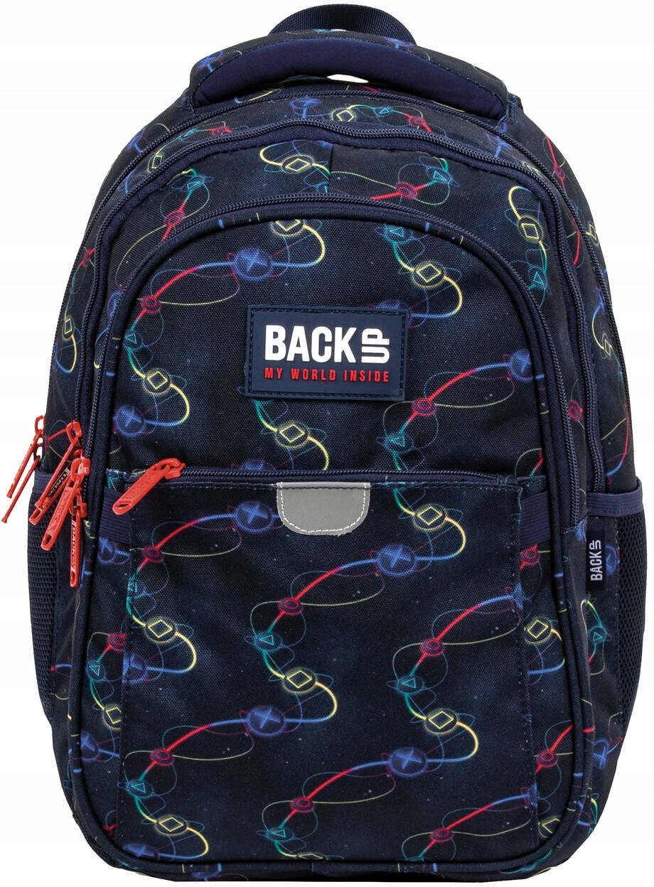 Schulrucksack BackUP Konsole, 24 L, blau 