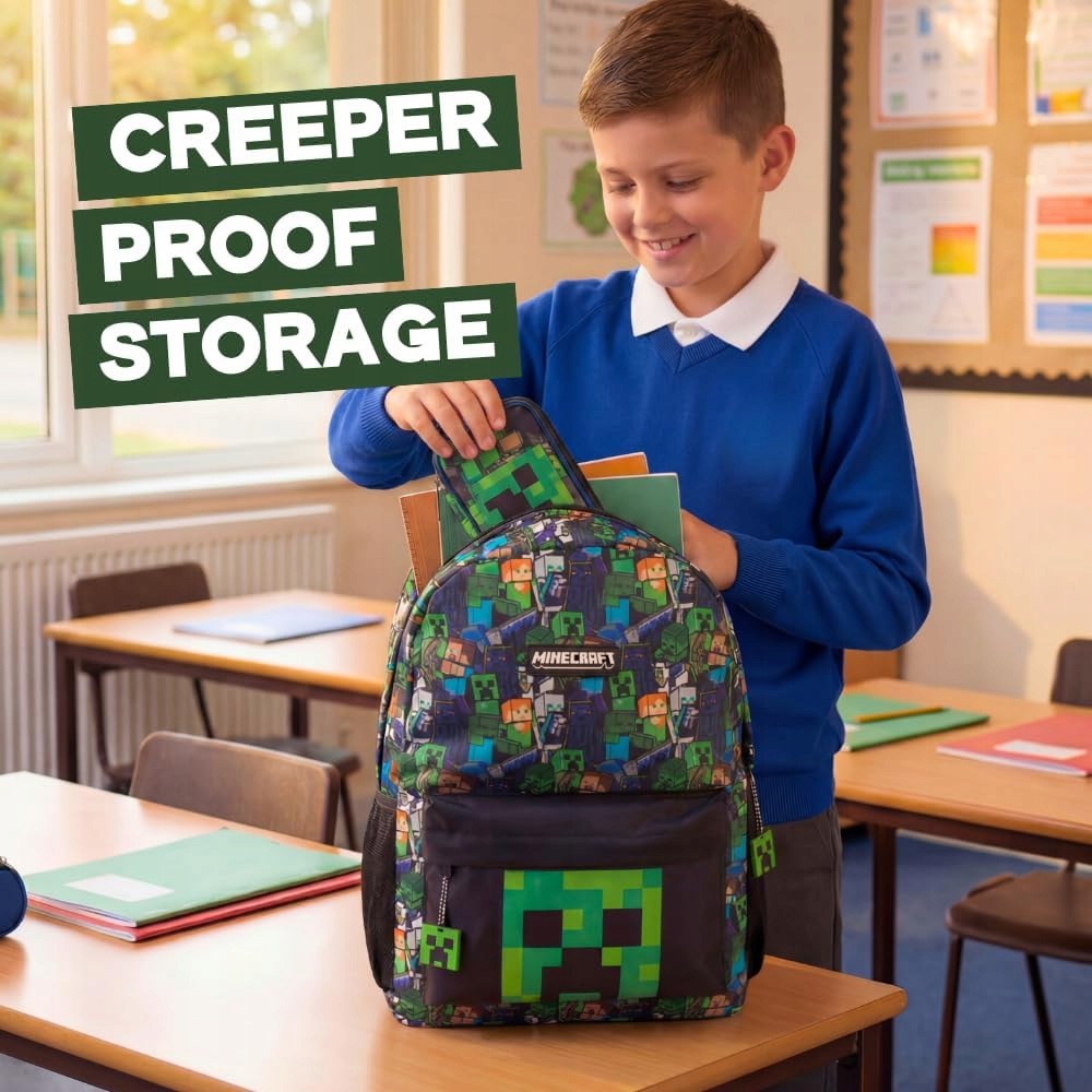 PLECAK SZKOLNY DLA DZIECI OFICJALNIE LICENCJONOWANY MINECRAFT Manufacturer code 5900380760950