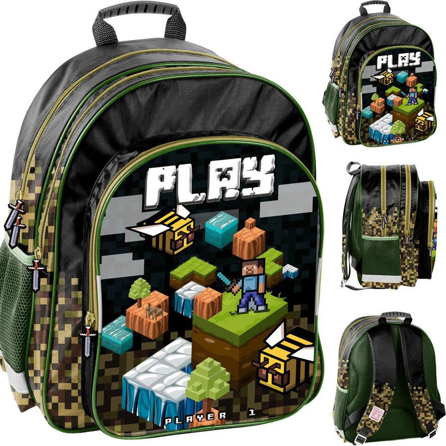 Schulrucksack Paso Minecraft 