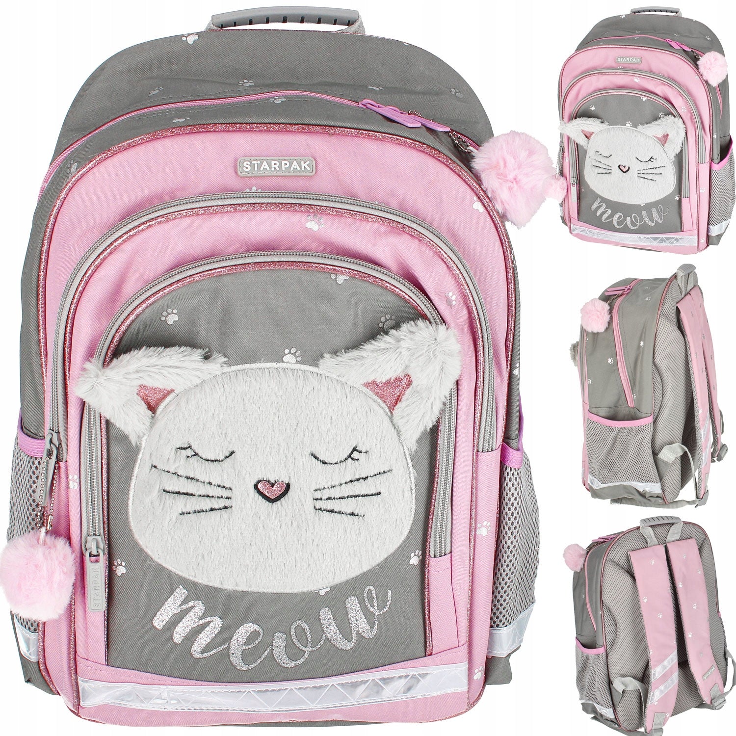 Schulrucksack Starpak Plüschkatze 