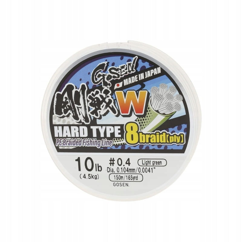 Geflochtene Schnur Gosen Hard Type W 8 Braid, 150 m 