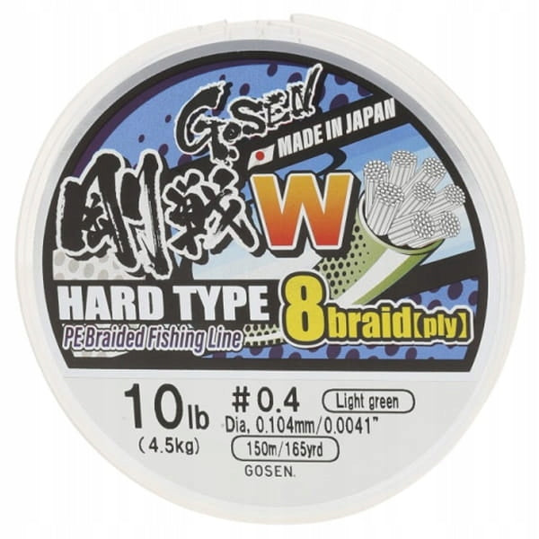 Geflochtene Schnur Gosen Hard Type W 8 Braid, 150 m 