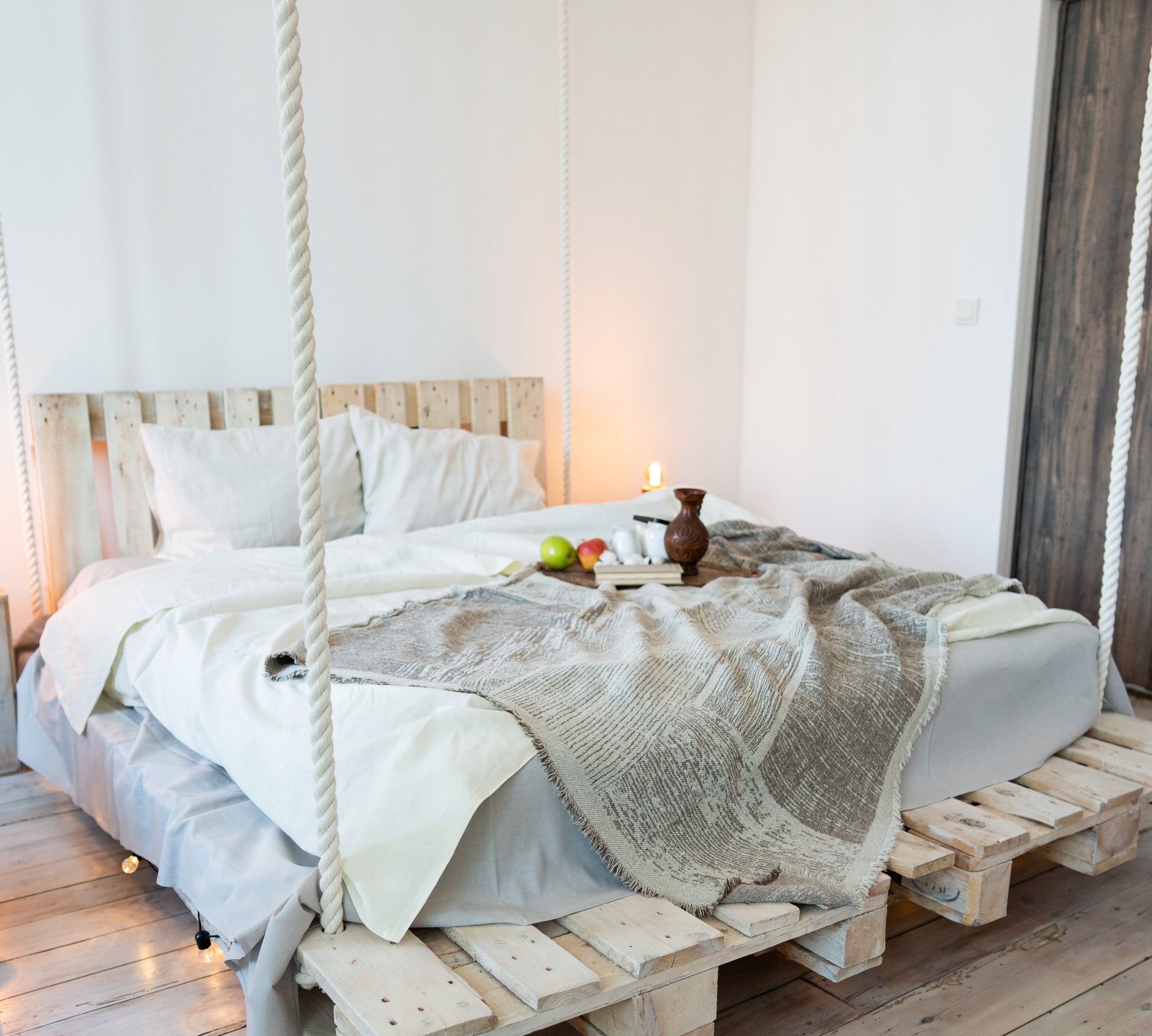 PLED/BEDSPREAD/BLANKET Philosophy 110 x170 cm, linen 83% / cotton 17% Packaging status original