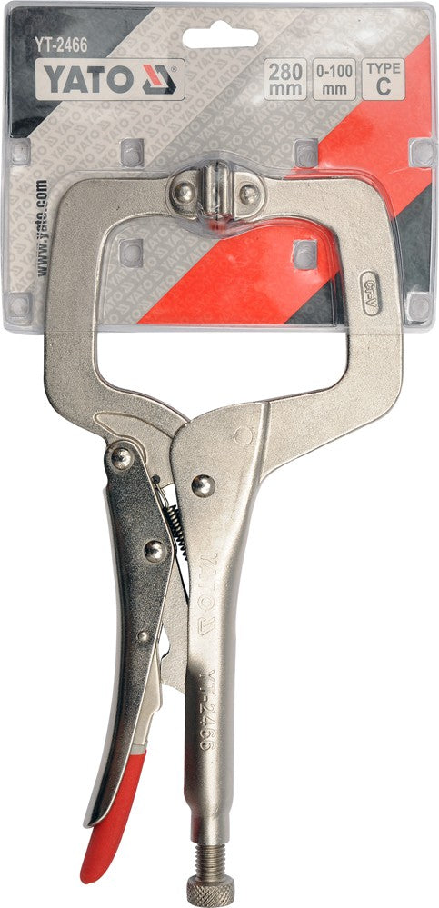 PLIERS CLAMP BUCKLE TYPE C 280 MM YT-2466 YATO Length 280 mm