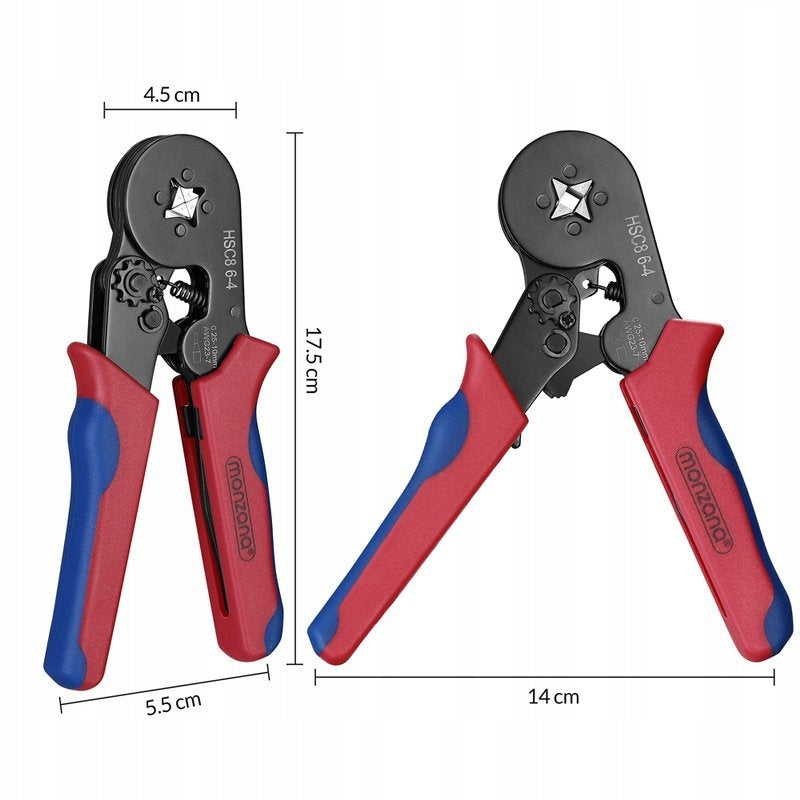 PLIERS CRIMPING MACHINE FOR CABLE SLEEVES 0,5-10mm Packaging status original