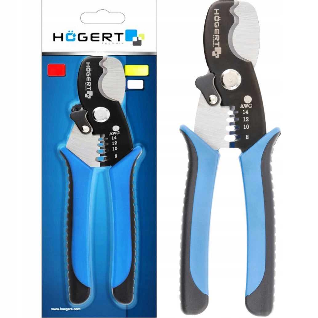 PLIERS FOR CUTTING AND STRIPPING INSULATION FROM WIRES 185 MM