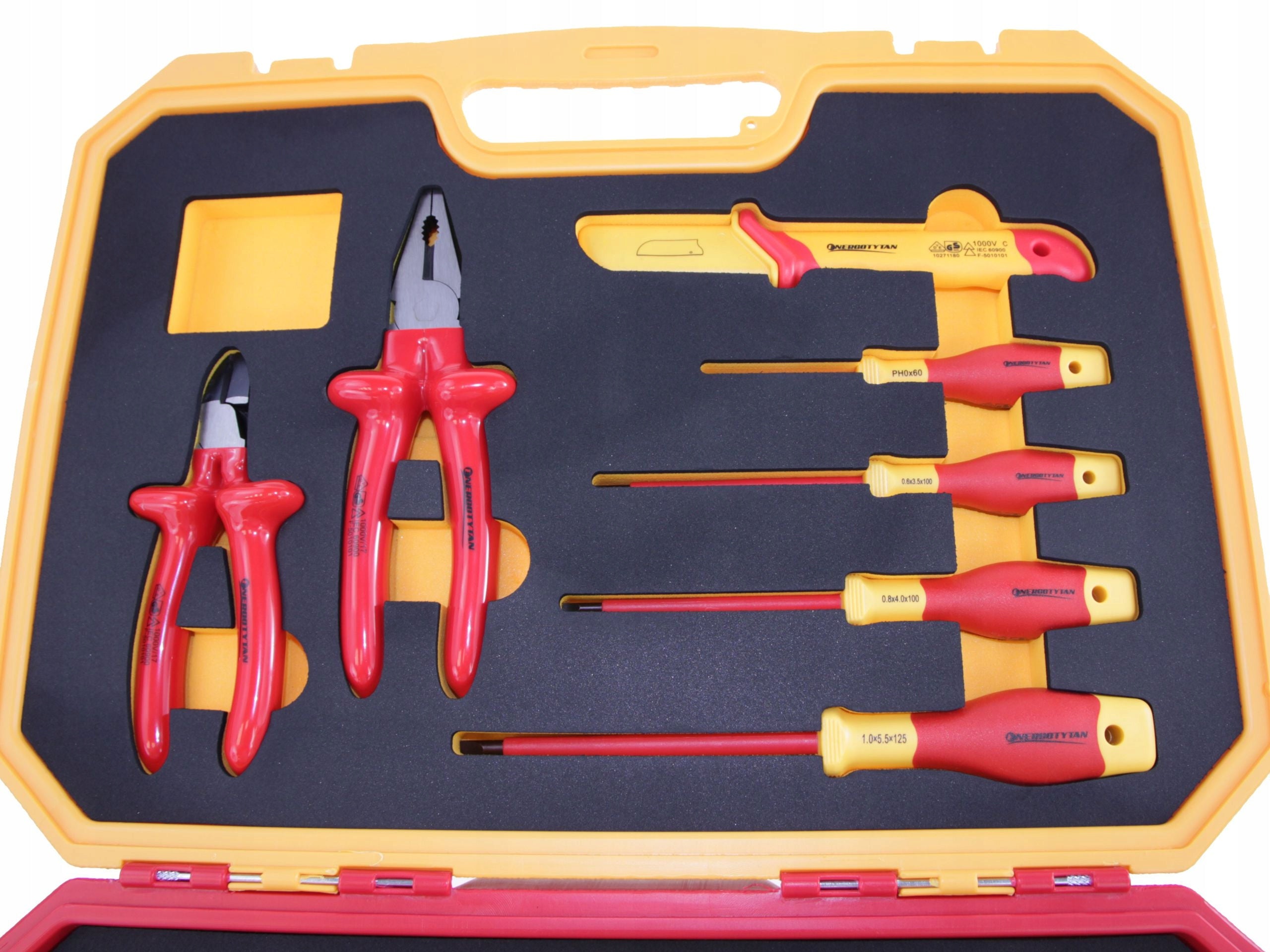 PLIERS FOR ELECTRICIAN - INSULATED TOOLS 1000V Brand Energotytan