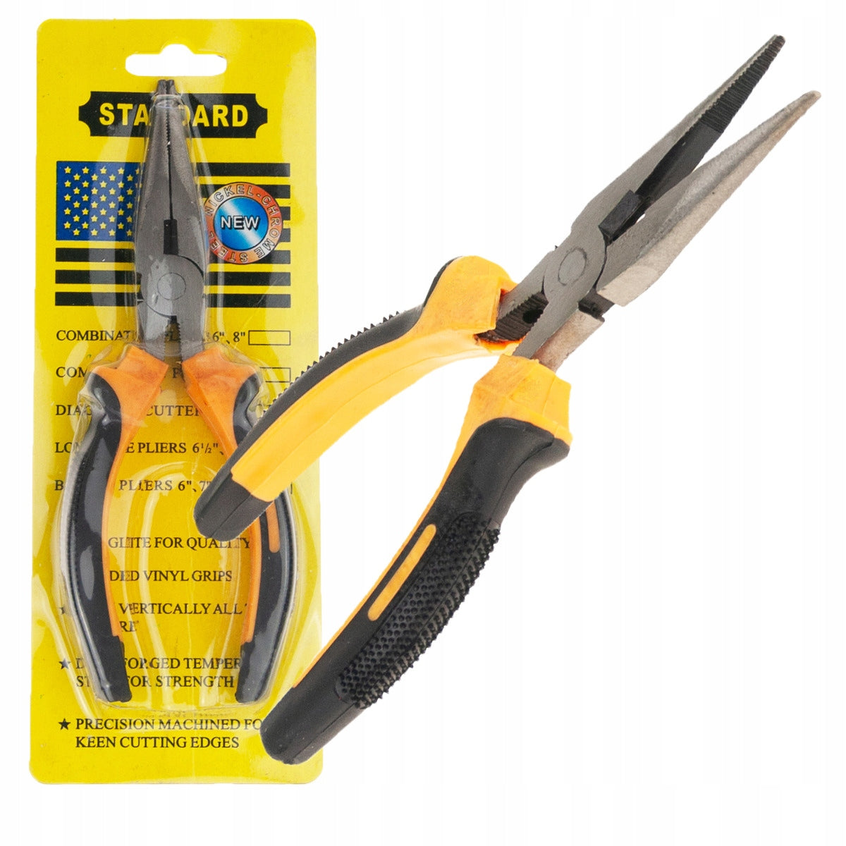 PLIERS LONG ELONGATED STRAIGHT 17CM FOR WIRE COMFORTABLE