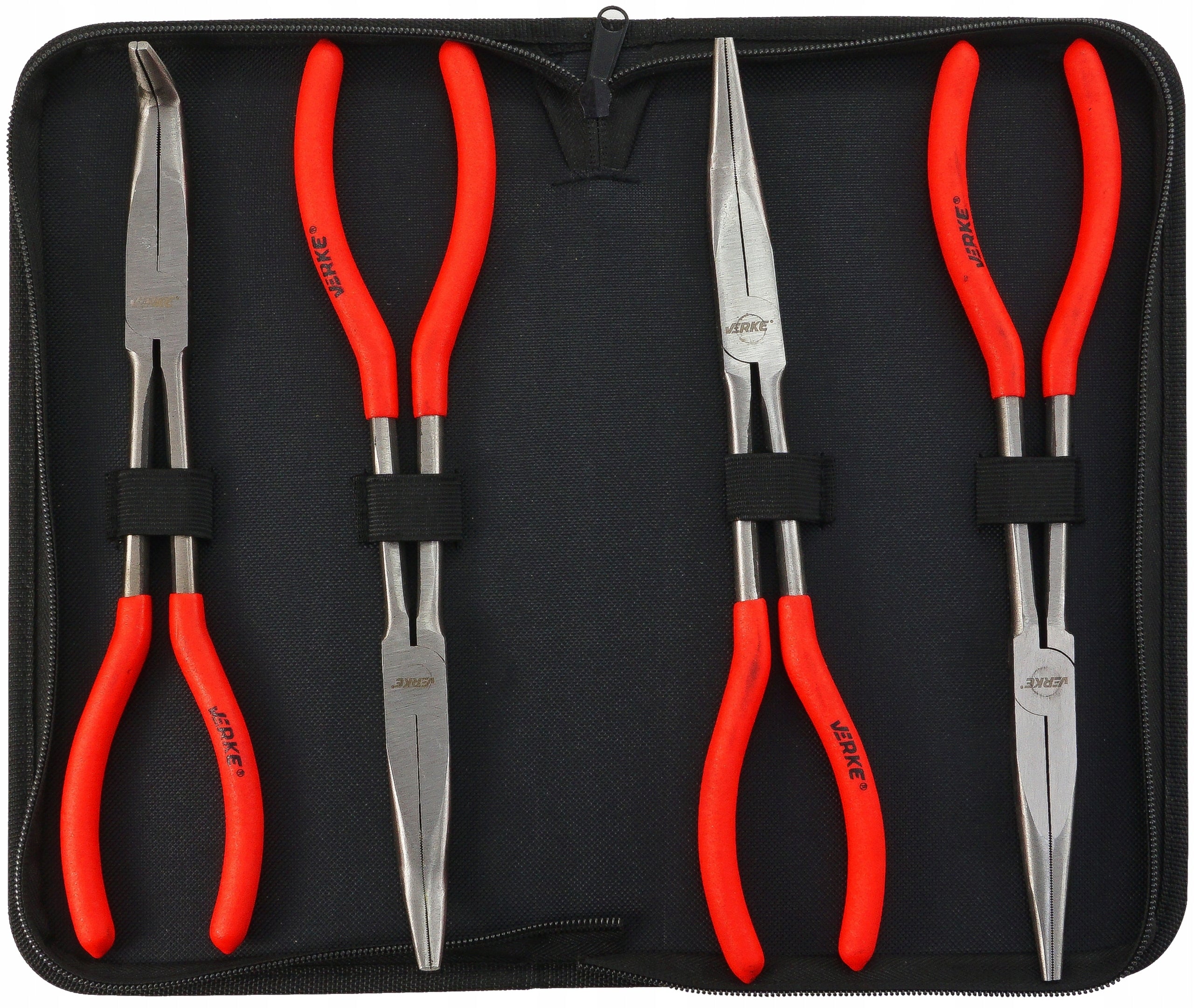 PLIERS LONG LARGE ELONGATED BENT STRAIGHT PLIERS SET Kind set