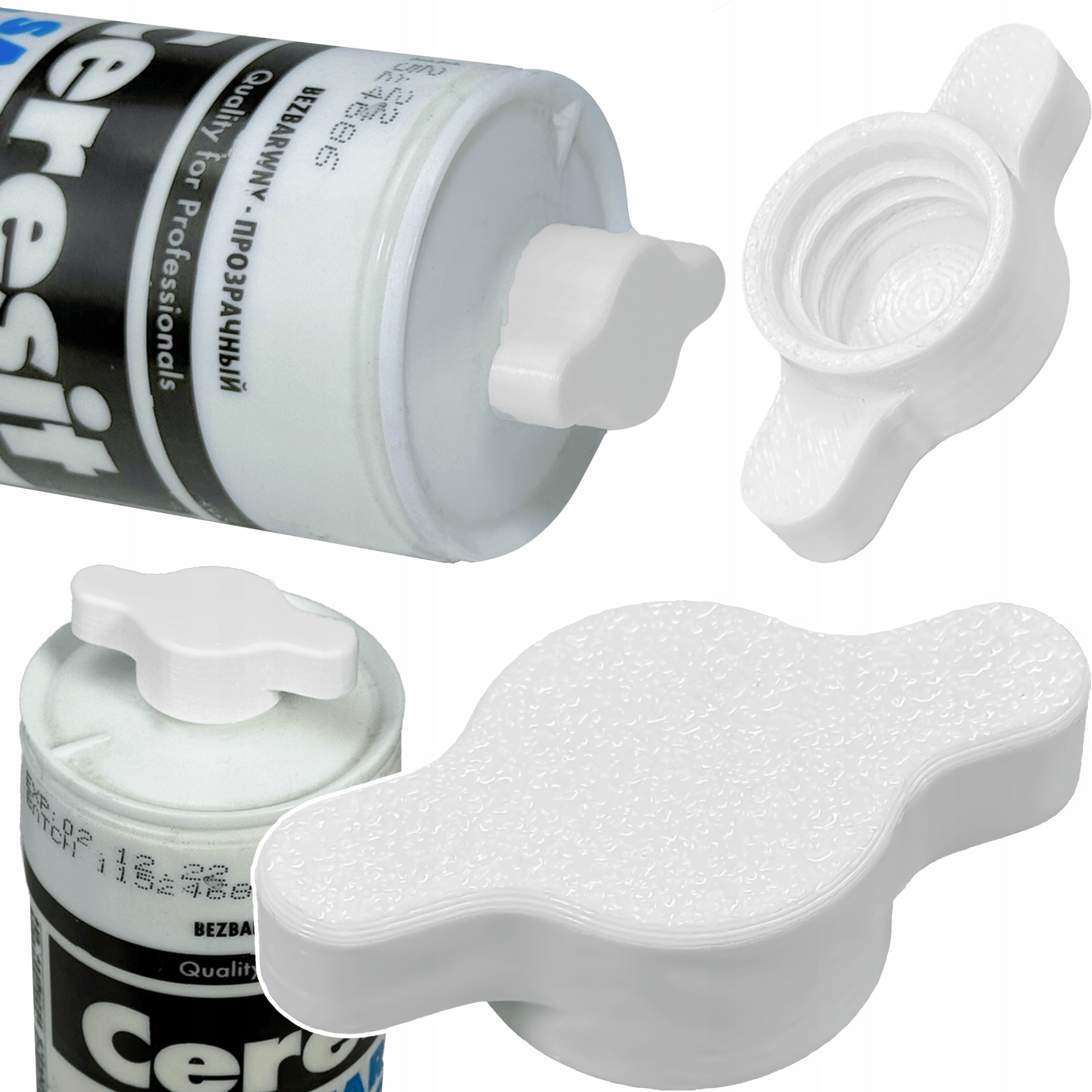 PLUG FOR CARTRIDGE SILICONE ACRYLIC AGAINST DRYING SILICONE CAP