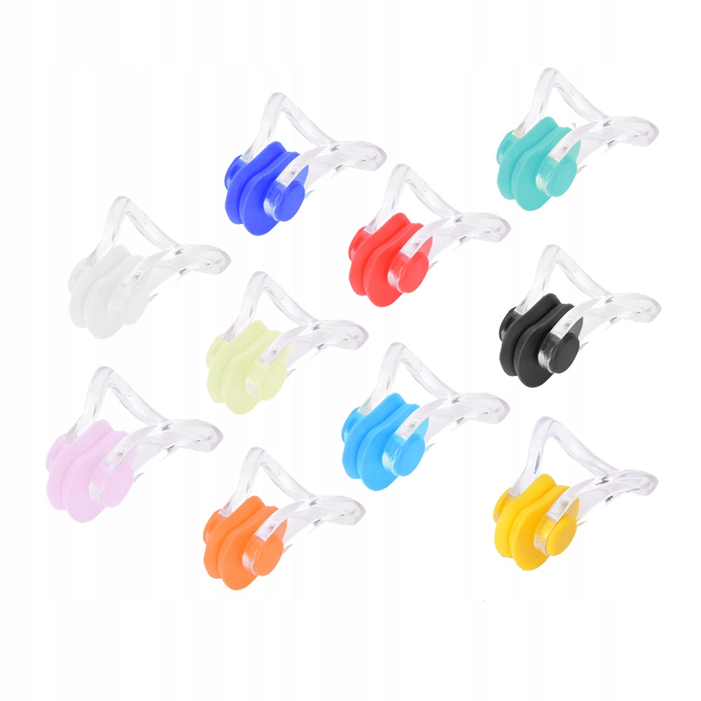 PLUG NOSE CLIP FOR SWIMMING POOL UNISEX 10 COLORS 20 PIECES Product weight with unit packaging 0.06 kg