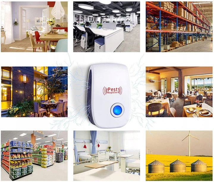 PLUG-ULTRASONIC PEST REPELLENT, Mice, Cockroaches, Spiders Packaging status original