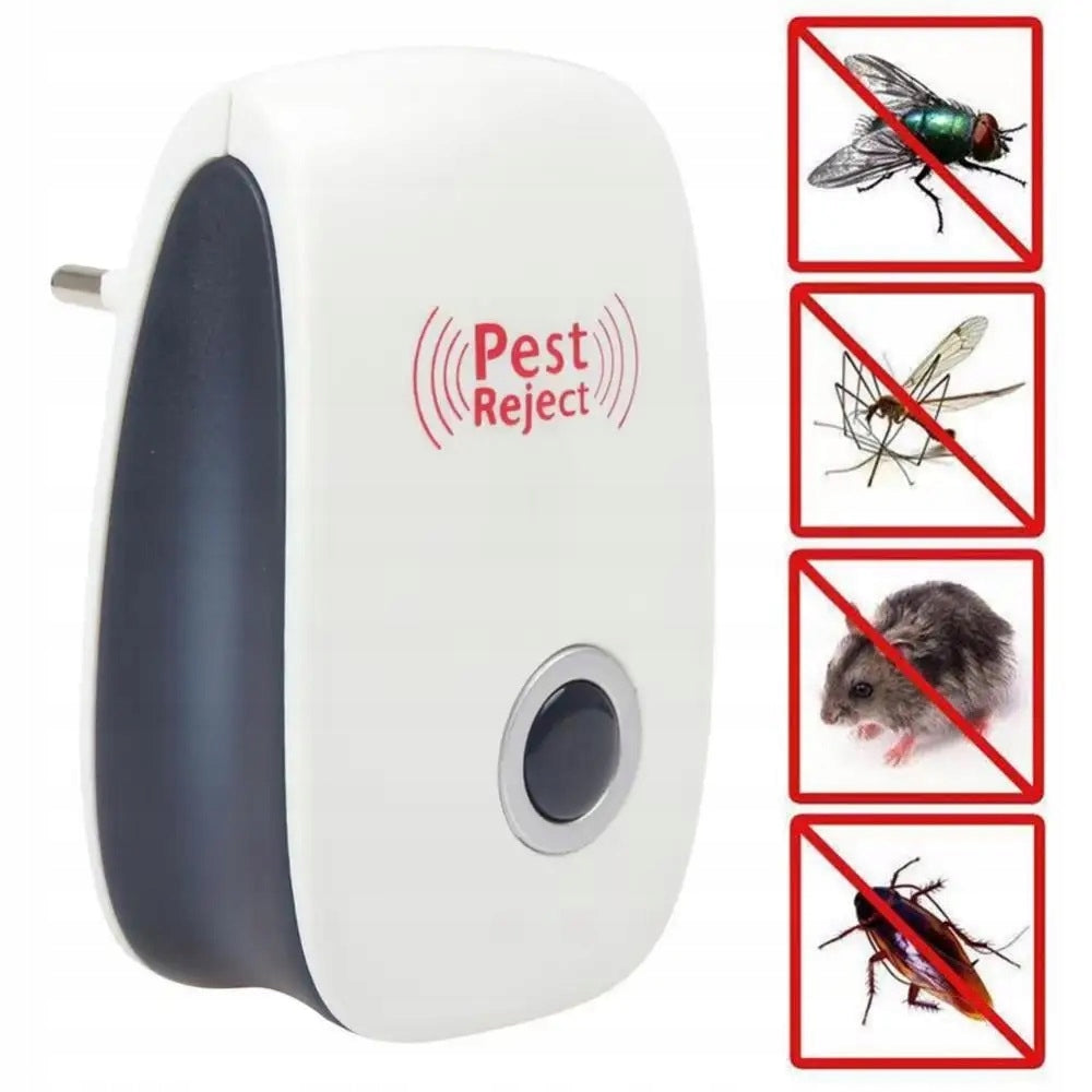 PLUG-ULTRASONIC PEST REPELLENT, Mice, Cockroaches, Spiders Product weight with unit packaging 0.18 kg