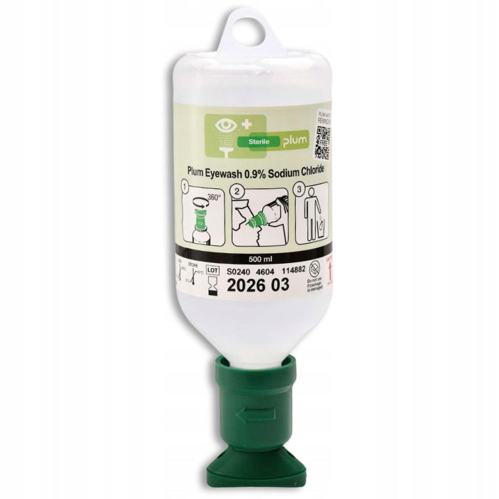 PLUM scrubber eye rinse eyewash 500ml