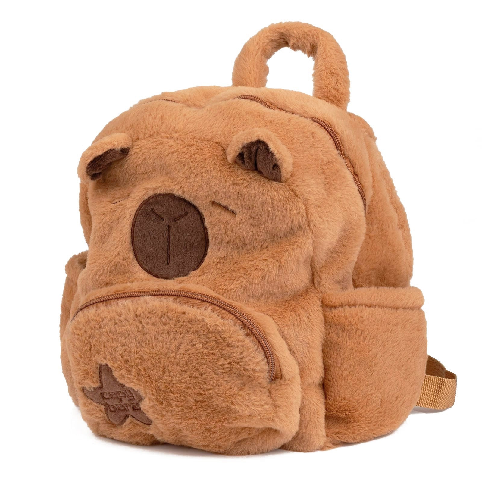 PLUSH BACKPACK KAPIBARA Alessio BAG FOR KINDERGARTEN TO SCHOOL KAPIBARA Brand Alessio