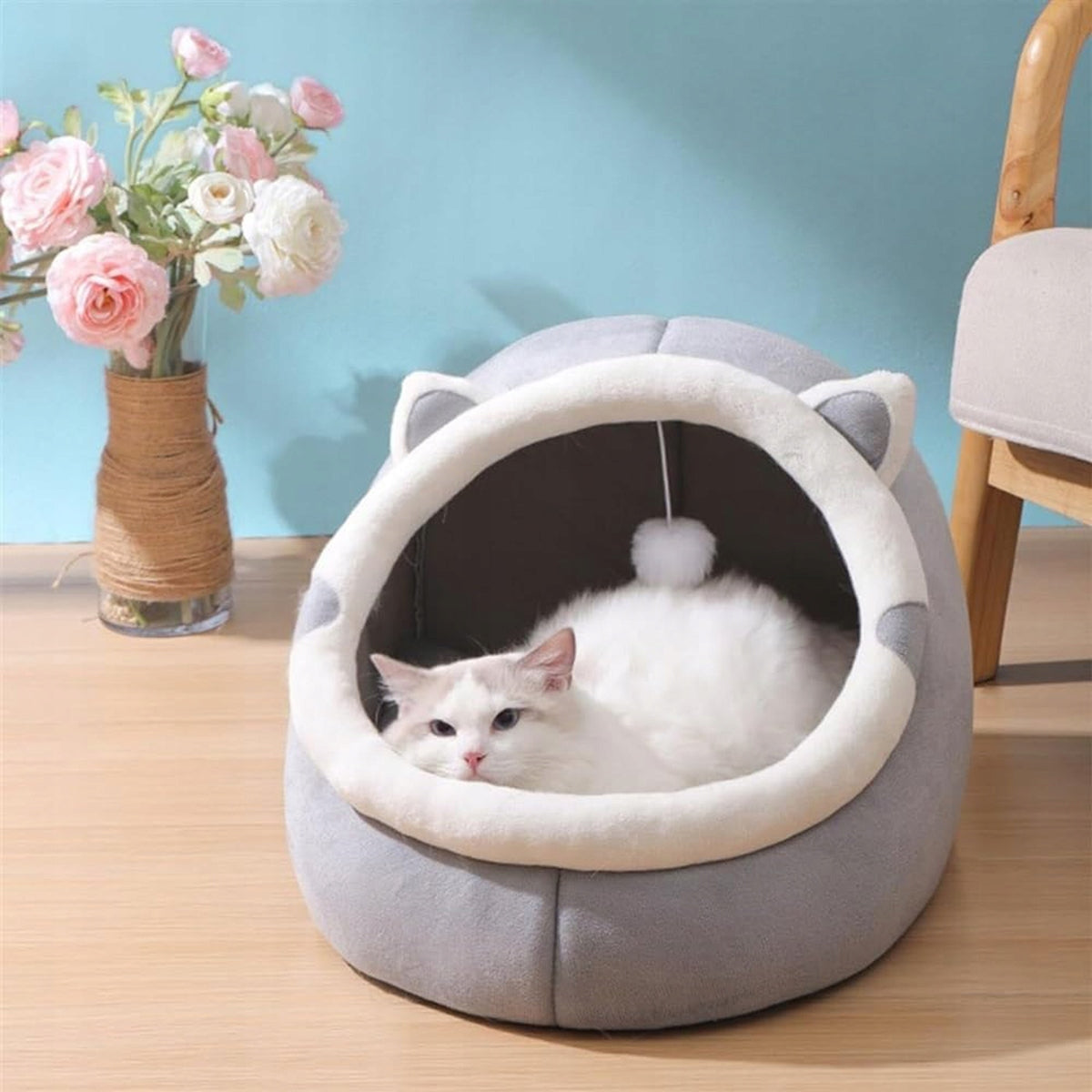 PLUSH CAT HOUSE BED BOOTH BEDDING WARM SOFT PILLOW Manufacturer code 5905996239890